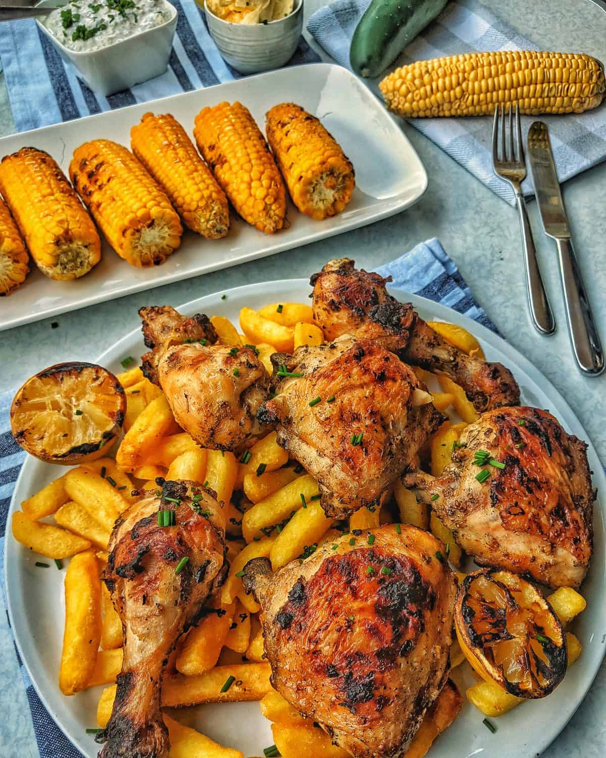 Griechisches Hähnchen - vom Grill oder aus dem Backofen - Instakoch.de