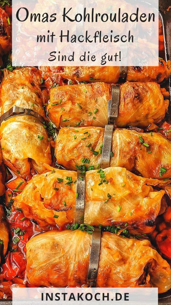 Kohlrouladen mit Hackfleisch - Instakoch.de