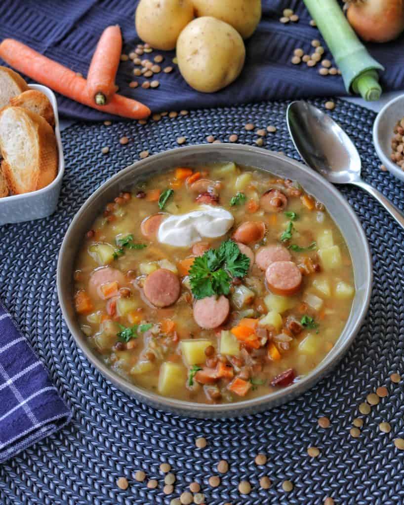 Schnelle Linsensuppe - Klassisch wie von Oma - Instakoch.de