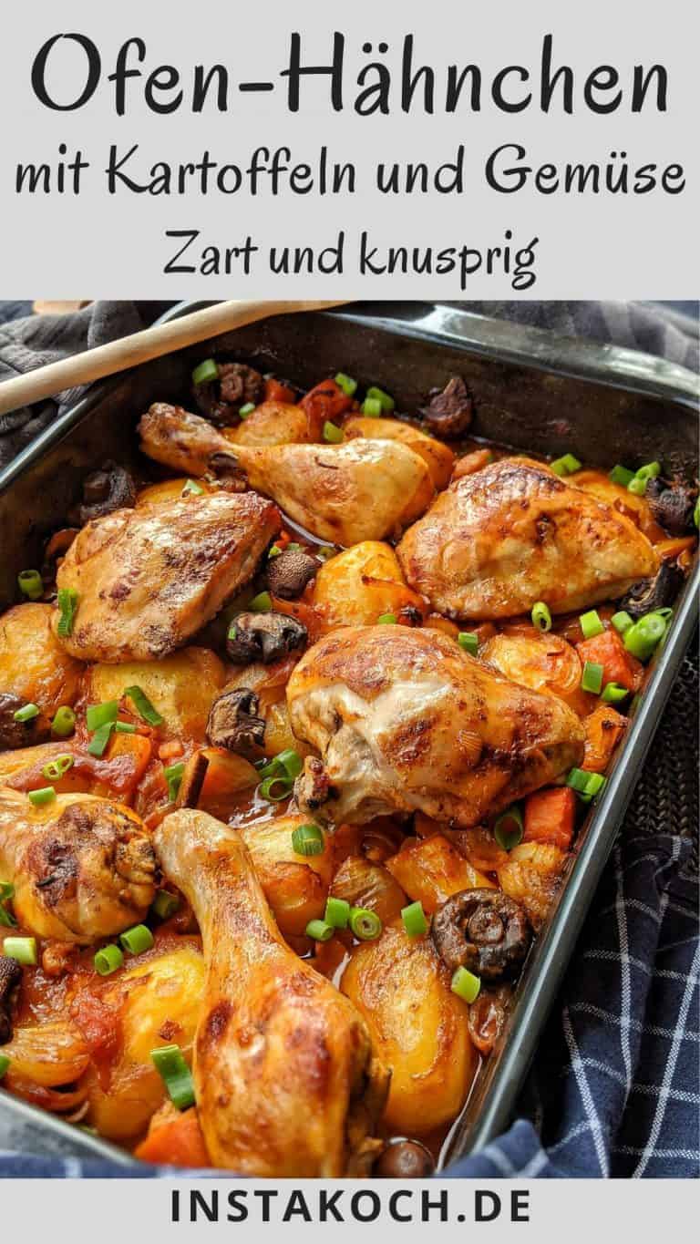 Ofen Hähnchen Mit Kartoffeln Und Gemüse In Tomatensoße Instakoch De