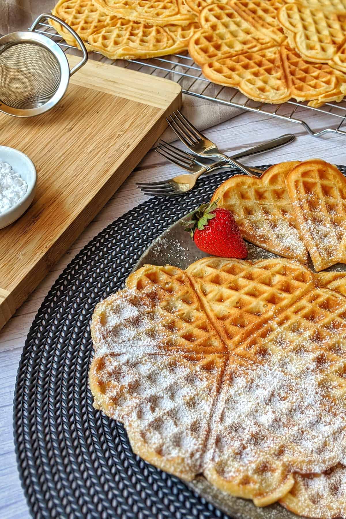 Einfaches Grundrezept Fur Waffeln Kinderleicht Instakoch De