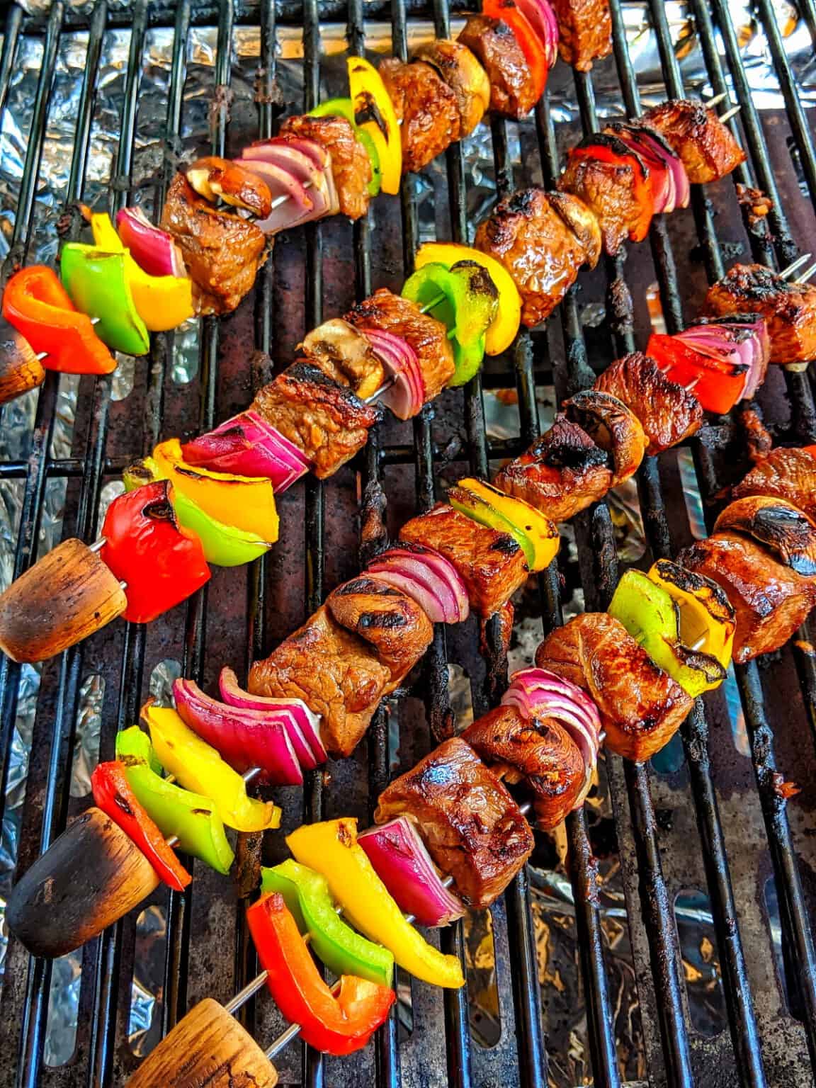 Kabab skewer with beef