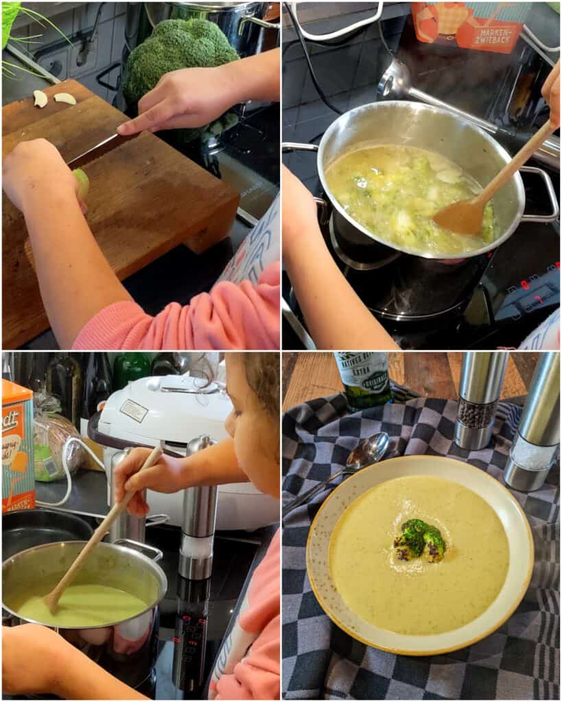 Einfache Brokkolicremesuppe - Schnelles 30 Minuten Rezept - Instakoch.de