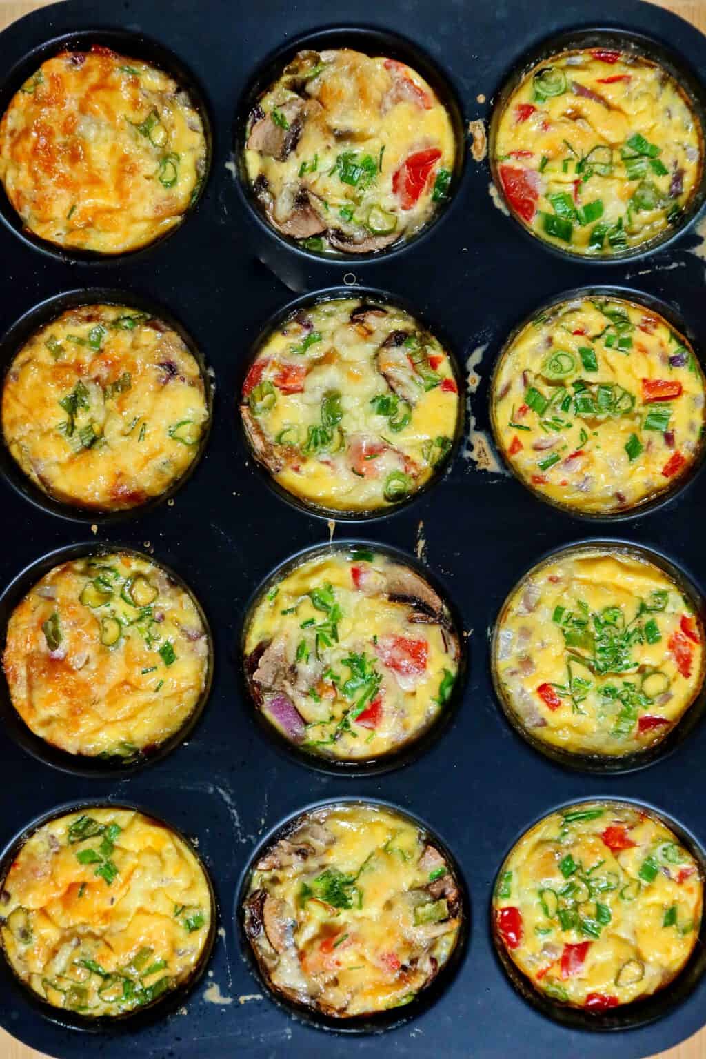 Egg Muffins - Low Carb Eier Muffins Rezept - Instakoch.de