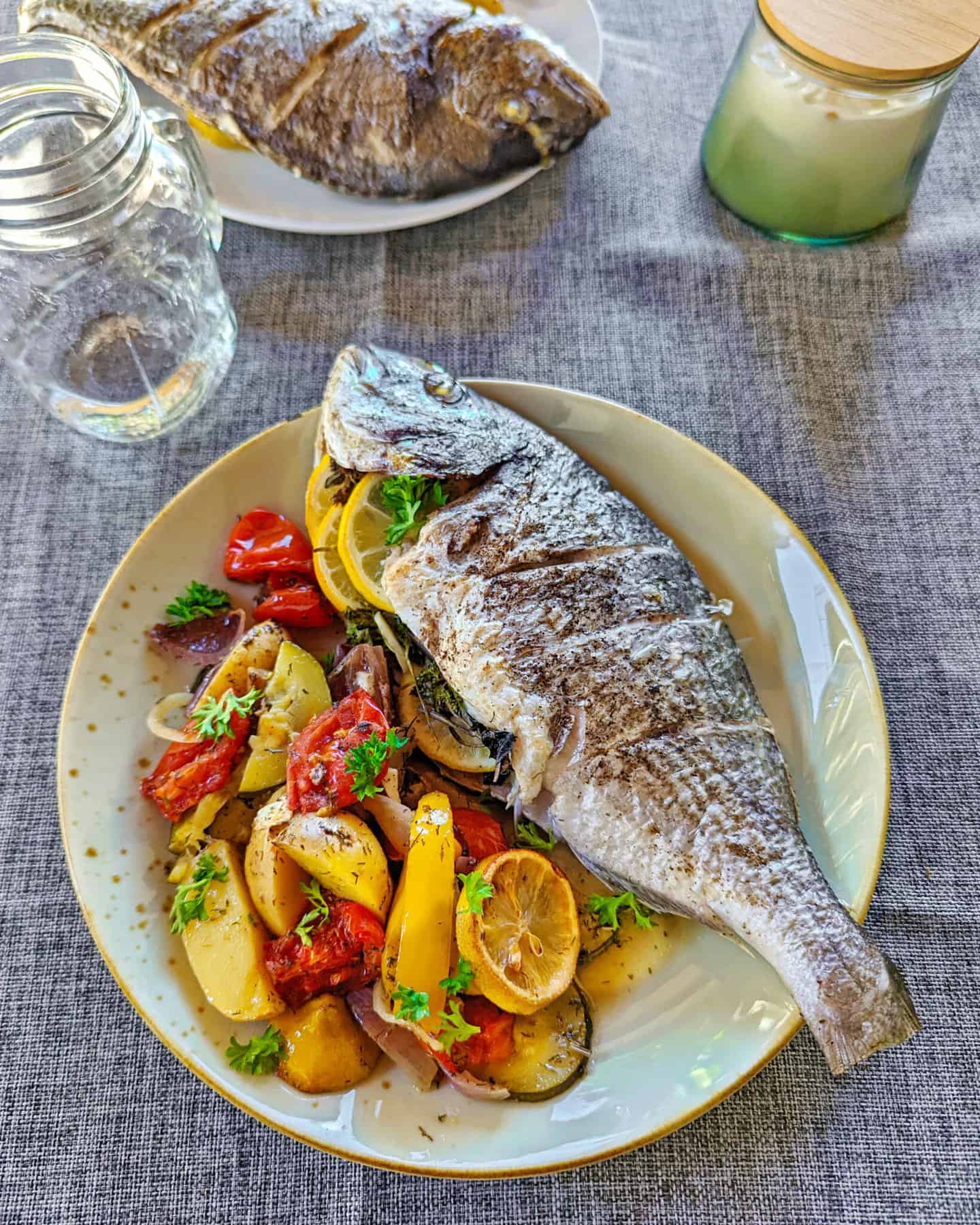 Dorade Mit Gem Se Und Kartoffeln Aus Dem Backofen Instakoch De